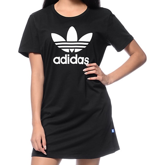 DISCOUNTED SHIPPING Adidas Trefoil t-shirt dress - Picture 5 of 7